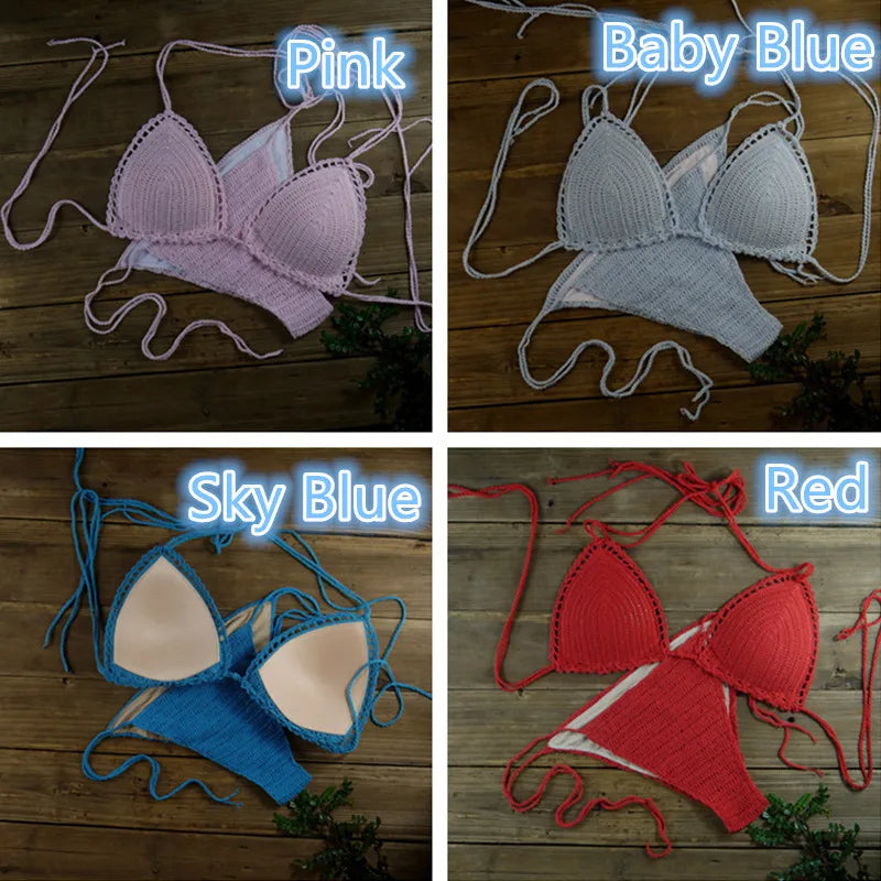 Women's Swimwear Push up Swimsuit Handmade Crochet Bikini Sets Lining Swim Trunks The Clothing Company Sydney