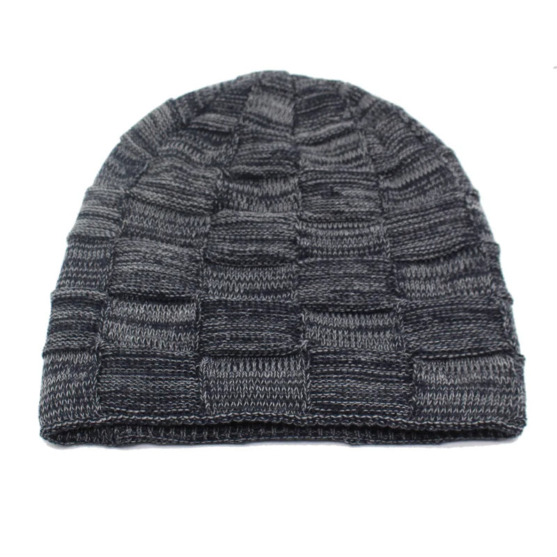 Winter Beanie Scarf skullies beanies Soft Skull Warm Baggy Cap Mask Hats For Men Women Knitted Hat - The Clothing Company Sydney