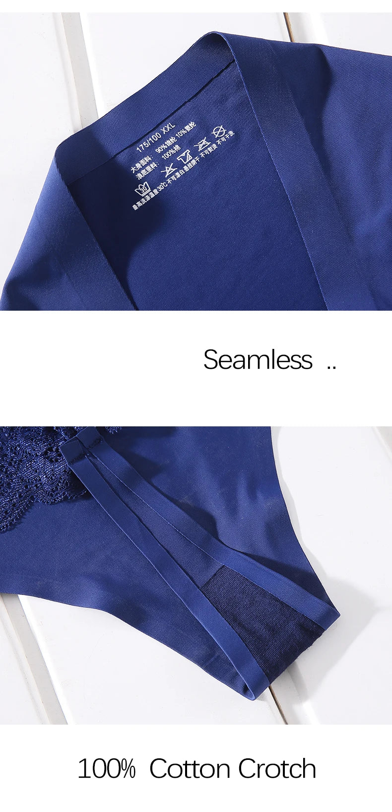 3 Pack Women's Thongs Underwear Female Ice Silk Seamless Woman Underpants G-string Sexy Seamless T-back For Ladies The Clothing Company Sydney