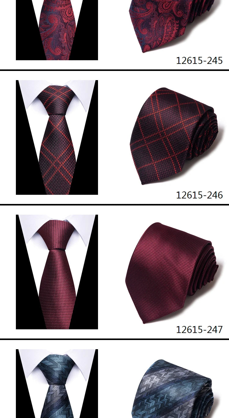 Men's Woven 8 cm Necktie Wedding Accessories Party Office Wear The Clothing Company Sydney