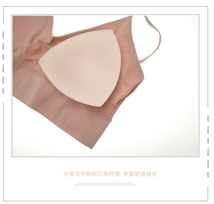 Women's Sport Bra Set Backless Bralette Seamless Padded Bra G String Thong Lingerie Set The Clothing Company Sydney