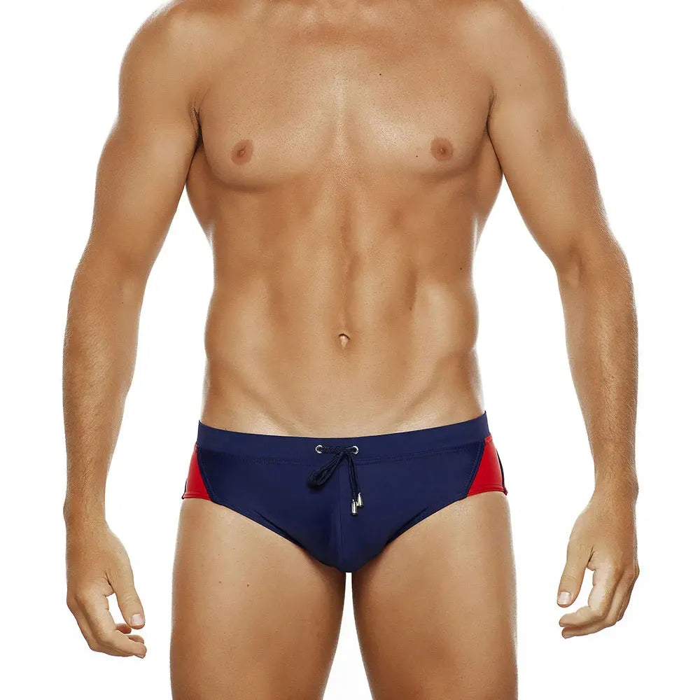 Push-Up Pad Enlarge Pouch Swimwear Colorful Padded Mens Swimming Briefs Swim Surf Beach Shorts Boxers Trunks The Clothing Company Sydney