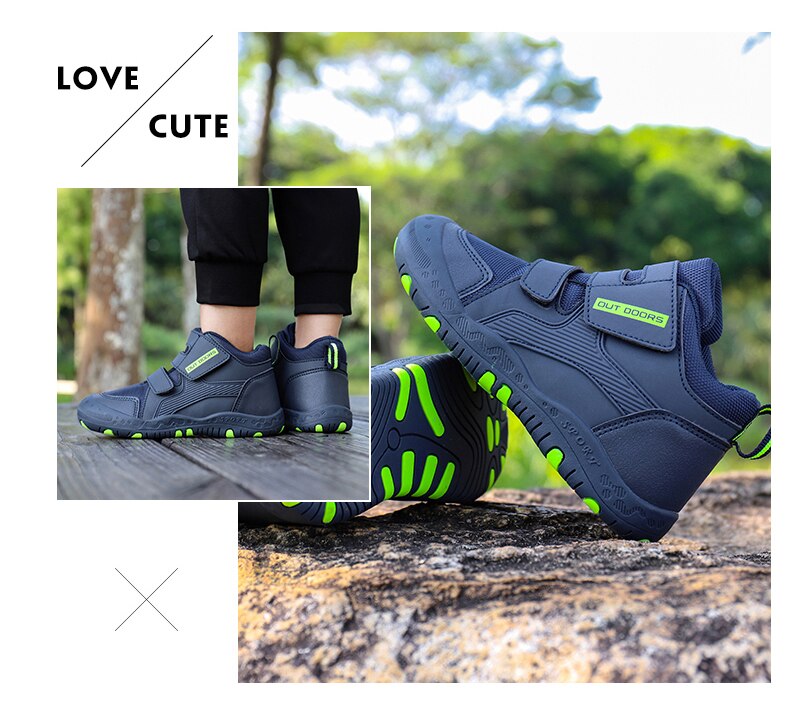 Autumn Hiking Shoes Kids Outdoor Sneakers Boys Girls Ankle Trekking Shoes Children Winter Hiking Boots Breathable Anti-Slip Shoe The Clothing Company Sydney