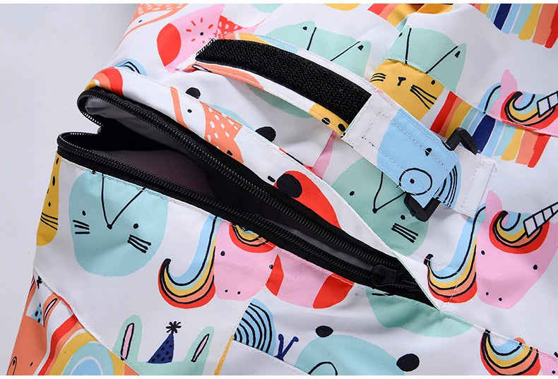 Children's Jumpsuit Ski Wear Snow Suit Snowboarding Clothing Windproof Waterproof Winter Outdoor Costumes For Boy's and Girl's The Clothing Company Sydney