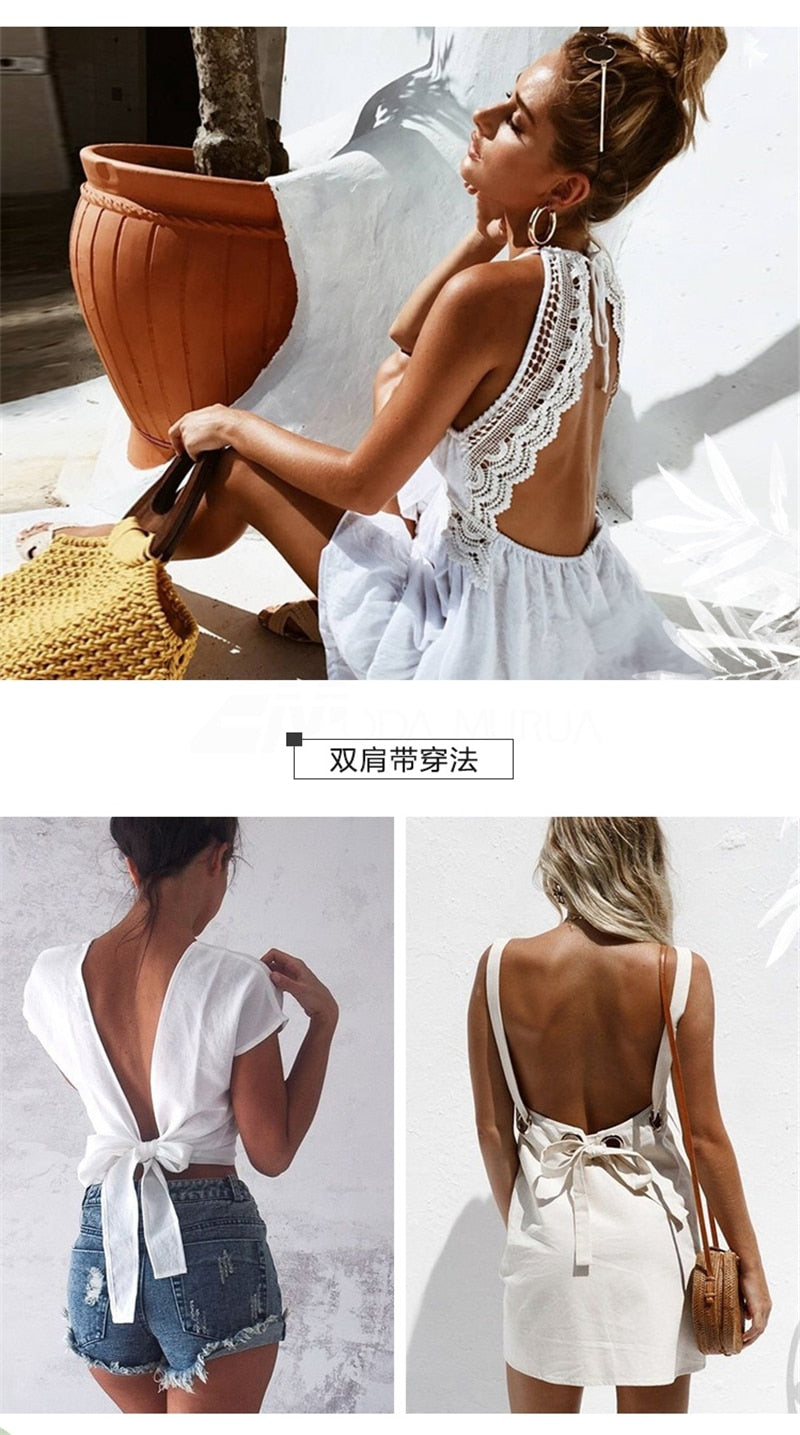 3 Styles Bra Open Back Wireless Underwear U-Shape Big Backless Lingerie Bralette The Clothing Company Sydney