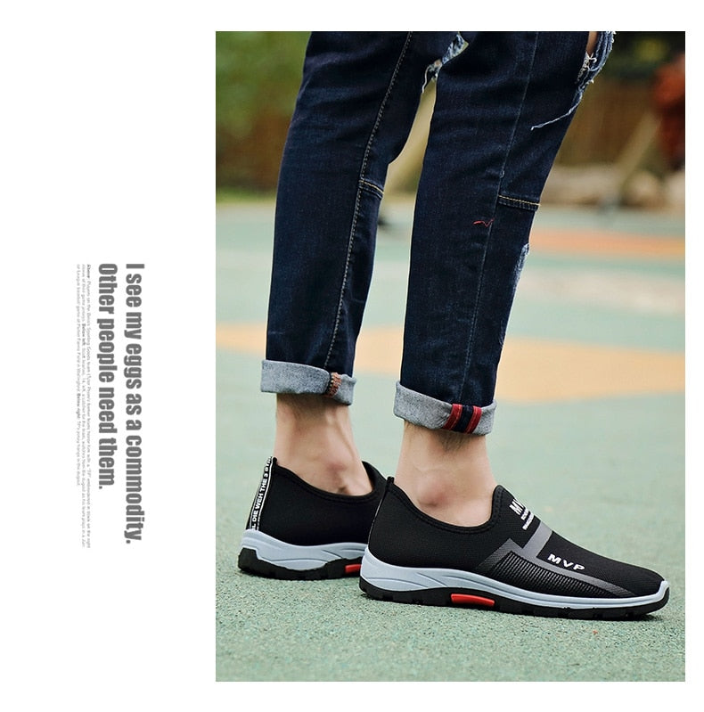 Summer Mesh Men's Shoes Lightweight Sneakers Men Fashion Casual Walking Shoes Breathable Slip on Mens Loafers The Clothing Company Sydney