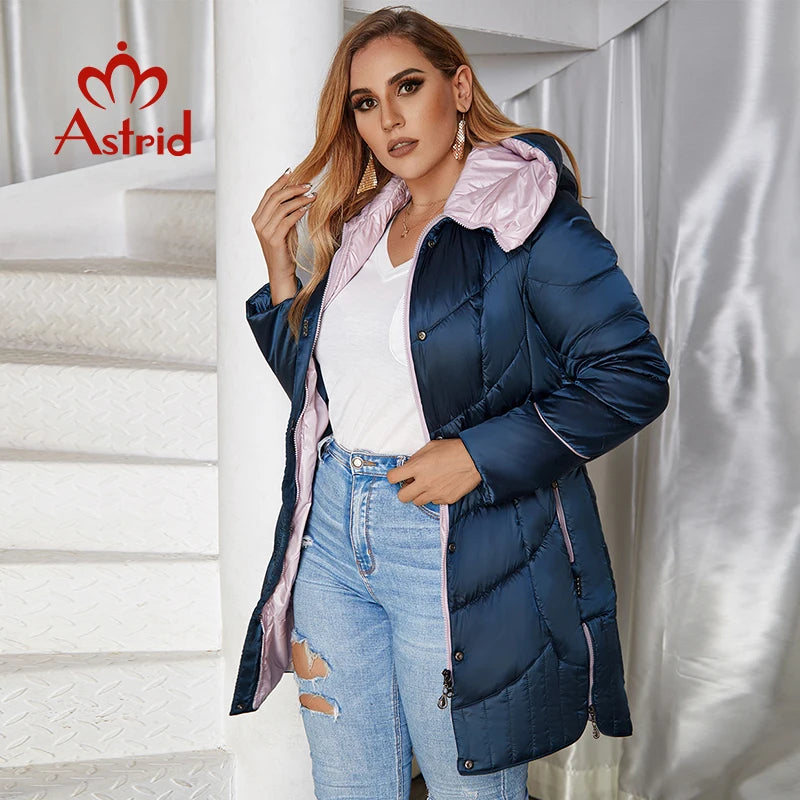 Women's winter Coat Casual Parkas Hooded Coats Plus Size Jacket - The Clothing Company Sydney