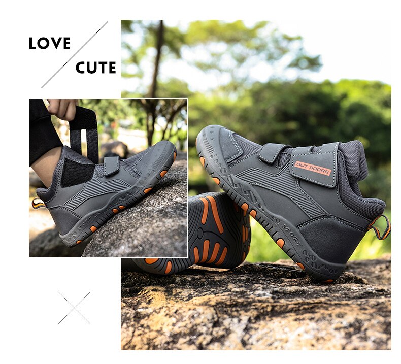 Autumn Hiking Shoes Kids Outdoor Sneakers Boys Girls Ankle Trekking Shoes Children Winter Hiking Boots Breathable Anti-Slip Shoe The Clothing Company Sydney