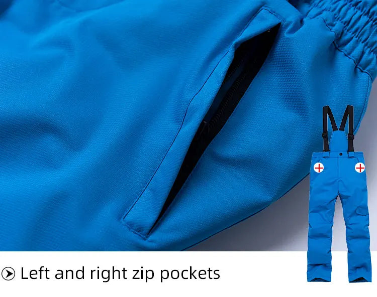 Children's Snow Suit Outfit Wear Outdoor Waterproof Windproof Warm Costume Winter Snowboarding Ski Jacket and Strap Pant Boys and Girls The Clothing Company Sydney