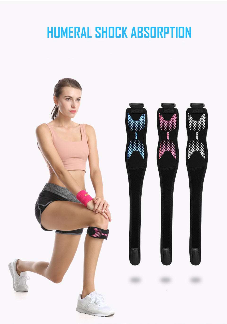 1 Piece Adjustable Knee Pad Knee Pain Relief Patella Stabilizer Brace Support for Hiking Soccer Basketball Running  Sport The Clothing Company Sydney