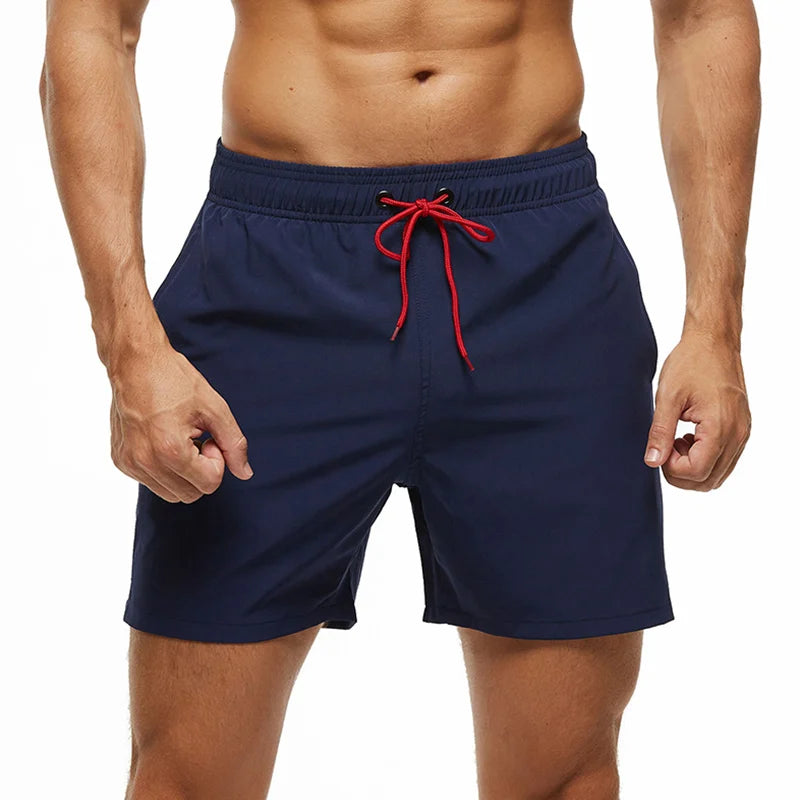 Men's Summer Swimming Board Shorts Sport Breathable Elastic Waist Mesh Liner With Pocket Shorts Swim Trunks The Clothing Company Sydney