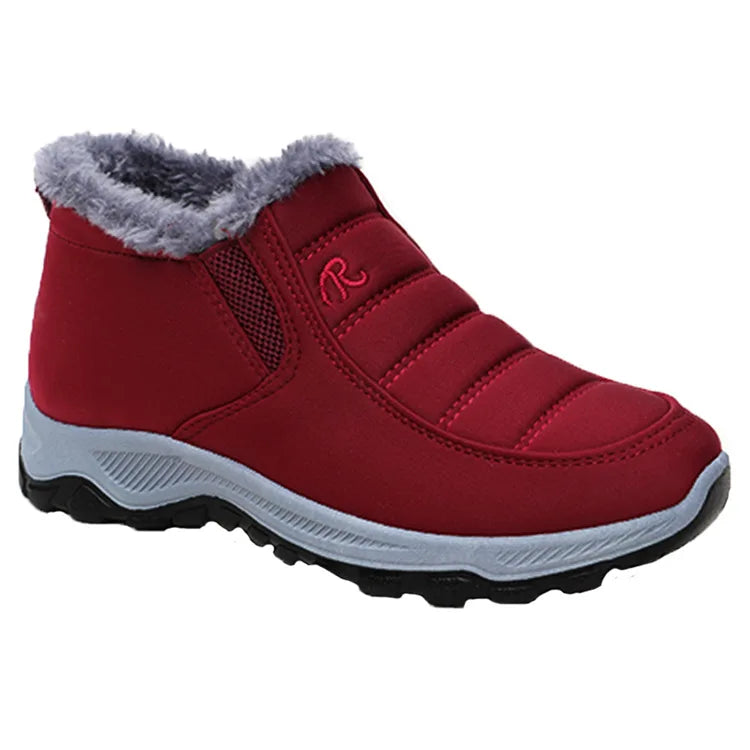 Unisex Winter Plush Snow Slip On Boots The Clothing Company Sydney