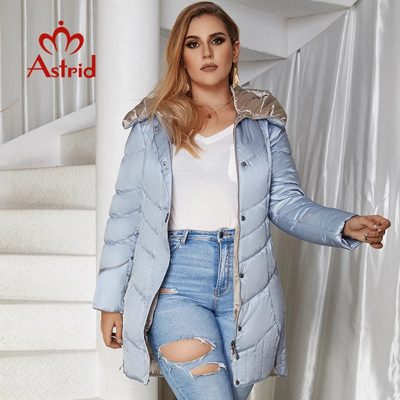 Women's winter Coat Casual Parkas Hooded Coats Plus Size Jacket - The Clothing Company Sydney