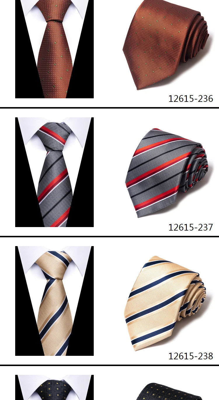 Men's Woven 8 cm Necktie Wedding Accessories Party Office Wear The Clothing Company Sydney