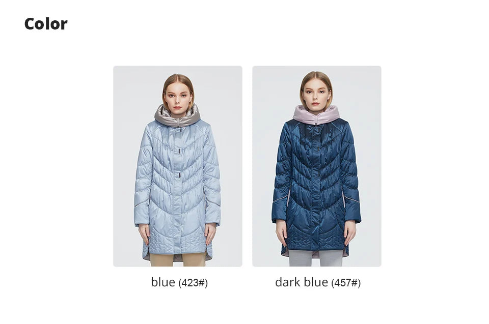 Winter women's coat Casual Parkas Hooded Coats Plus Size Jacket - The Clothing Company Sydney