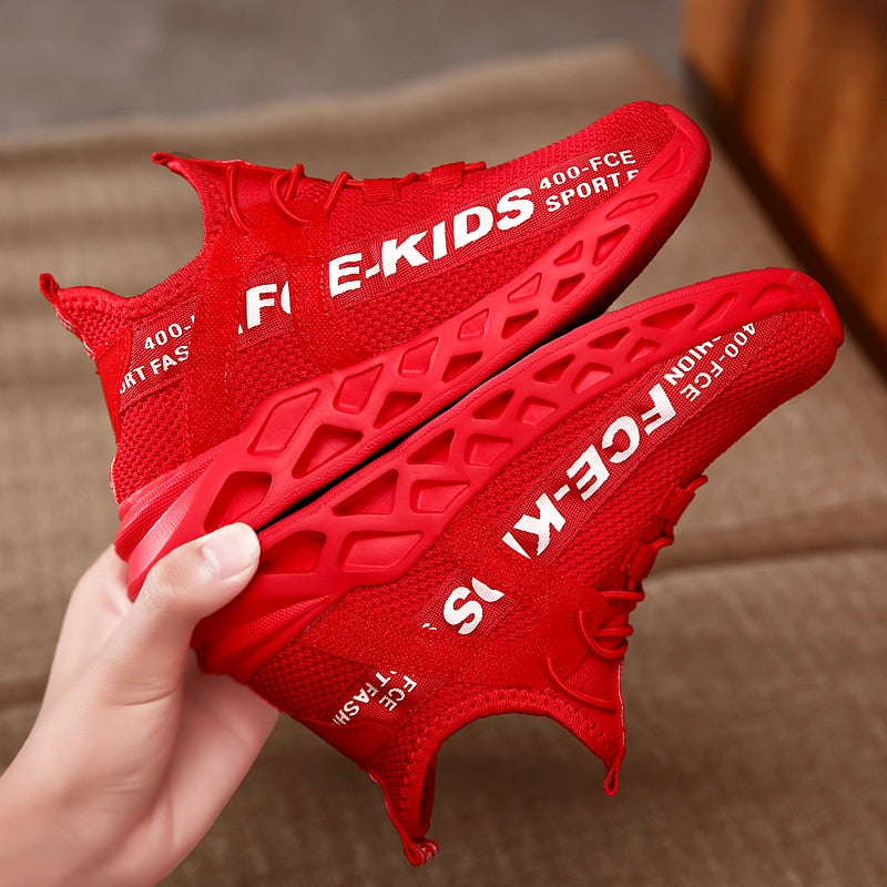 Children's Running Sneakers Breathable Lightweight Soft Non-slip Leisure Comfortable Walking Shoes Boys Girls Kids Basketball Sneakers The Clothing Company Sydney