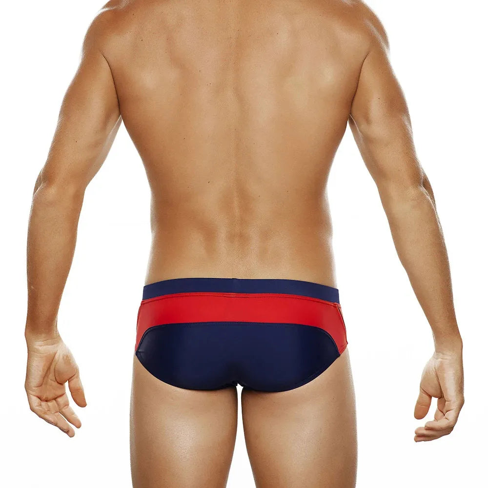 Push-Up Pad Enlarge Pouch Swimwear Colorful Padded Mens Swimming Briefs Swim Surf Beach Shorts Boxers Trunks The Clothing Company Sydney
