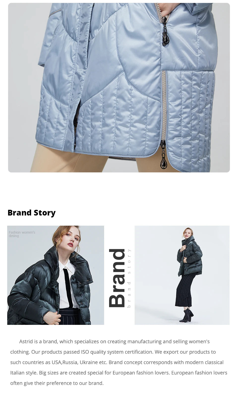 Winter women's coat Casual Parkas Hooded Coats Plus Size Jacket - The Clothing Company Sydney