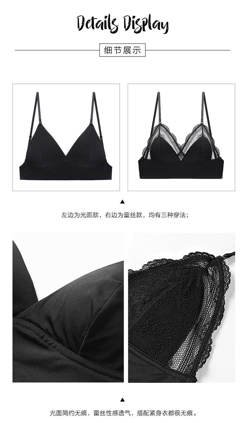 3 Styles Bra Open Back Wireless Underwear U-Shape Big Backless Lingerie Bralette The Clothing Company Sydney