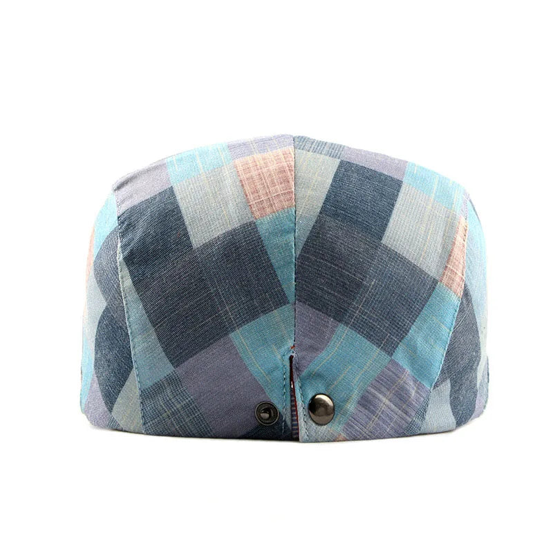 Men Autumn Peaked Cap Women Retro Style Pattern Beret Outdoor Casual Fashion Trend Forward Ivy Newsboy Hat - The Clothing Company Sydney