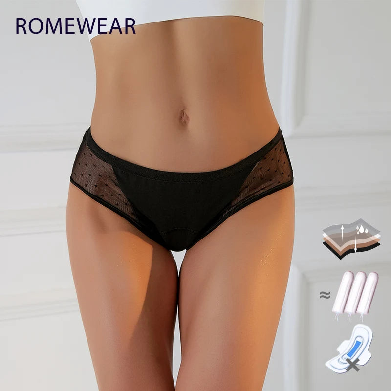 Menstrual Panties For Women Period Underwear 4 Layer Plus Size Heavy Flow Absorbency Leakproof Physiological Sanitary Lingerie - The Clothing Company Sydney