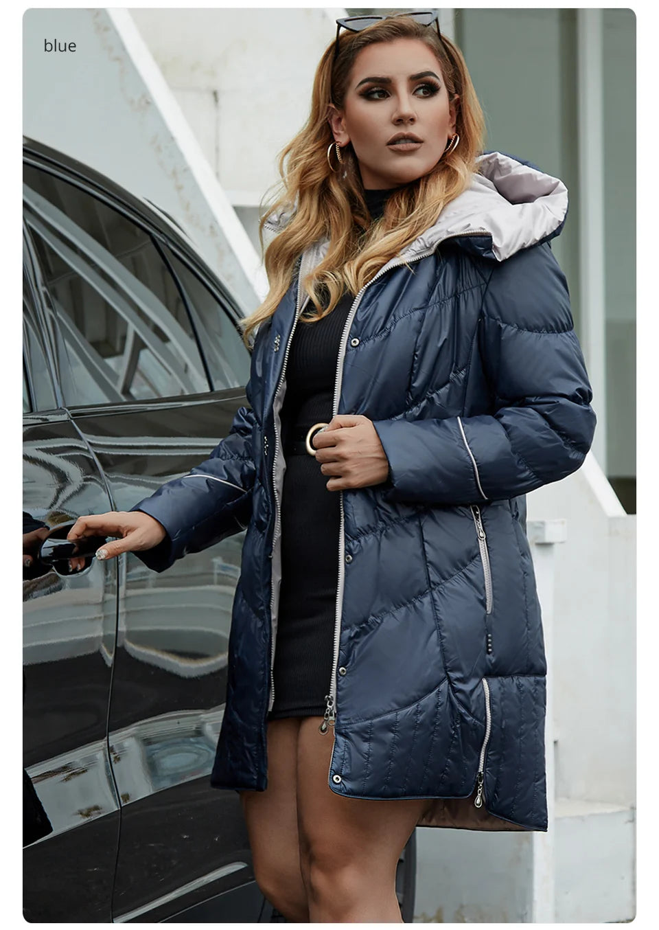 Women's winter Coat Casual Parkas Hooded Coats Plus Size Jacket - The Clothing Company Sydney