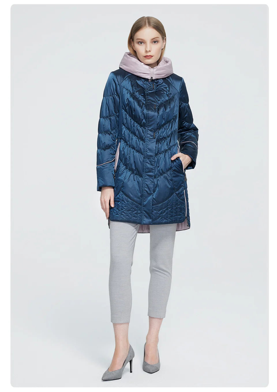 Winter women's coat Casual Parkas Hooded Coats Plus Size Jacket - The Clothing Company Sydney