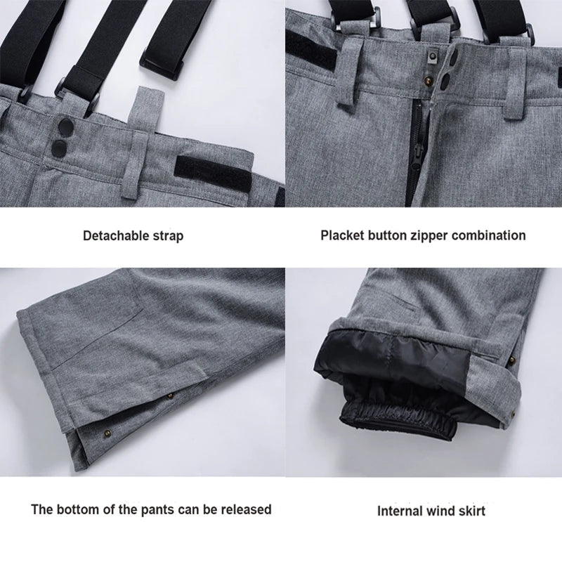 Unisex Water Resistant Snow Ski Pants The Clothing Company Sydney