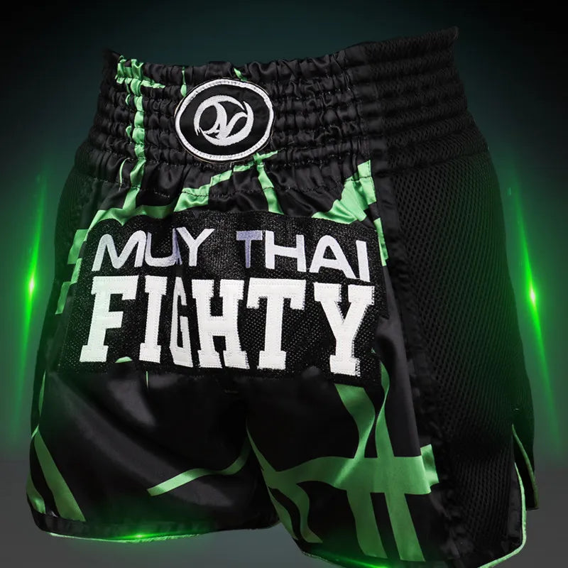 Thai Boxing Shorts Muay Thai Fightwear Men Women Boy Girl Kids Muaythai Grappling Kickboxing Match Training Uniform MMA Boxer Pants The Clothing Company Sydney