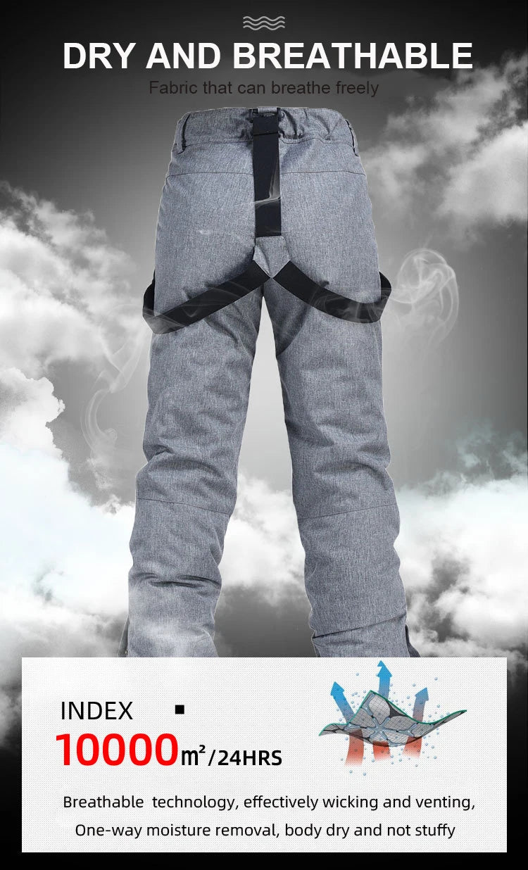 Unisex Water Resistant Snow Ski Pants The Clothing Company Sydney