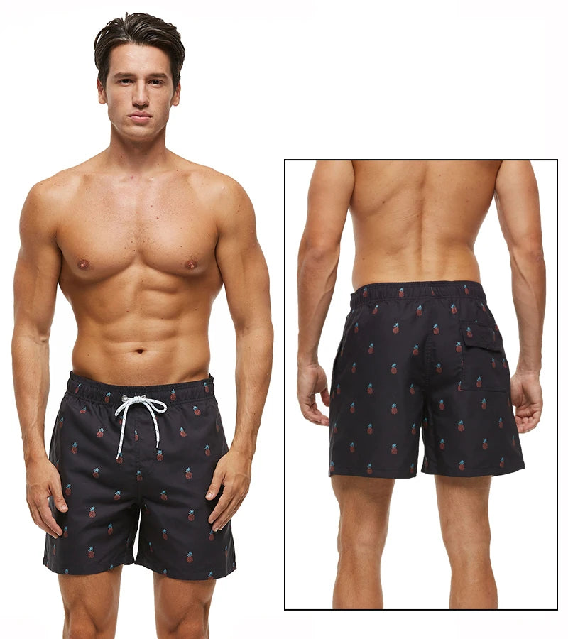 Beach Short Summer Quick Dry Men's Board Shorts Man Swim Trunks Surf Swimwear Male Athletic Running Gym Shorts The Clothing Company Sydney