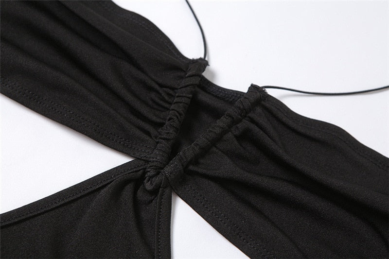 Summer Spaghetti Strap Halter Backless Maxi Dress Elegant Bandage Sleeveless Club Party Dresses Bodycon Dress The Clothing Company Sydney