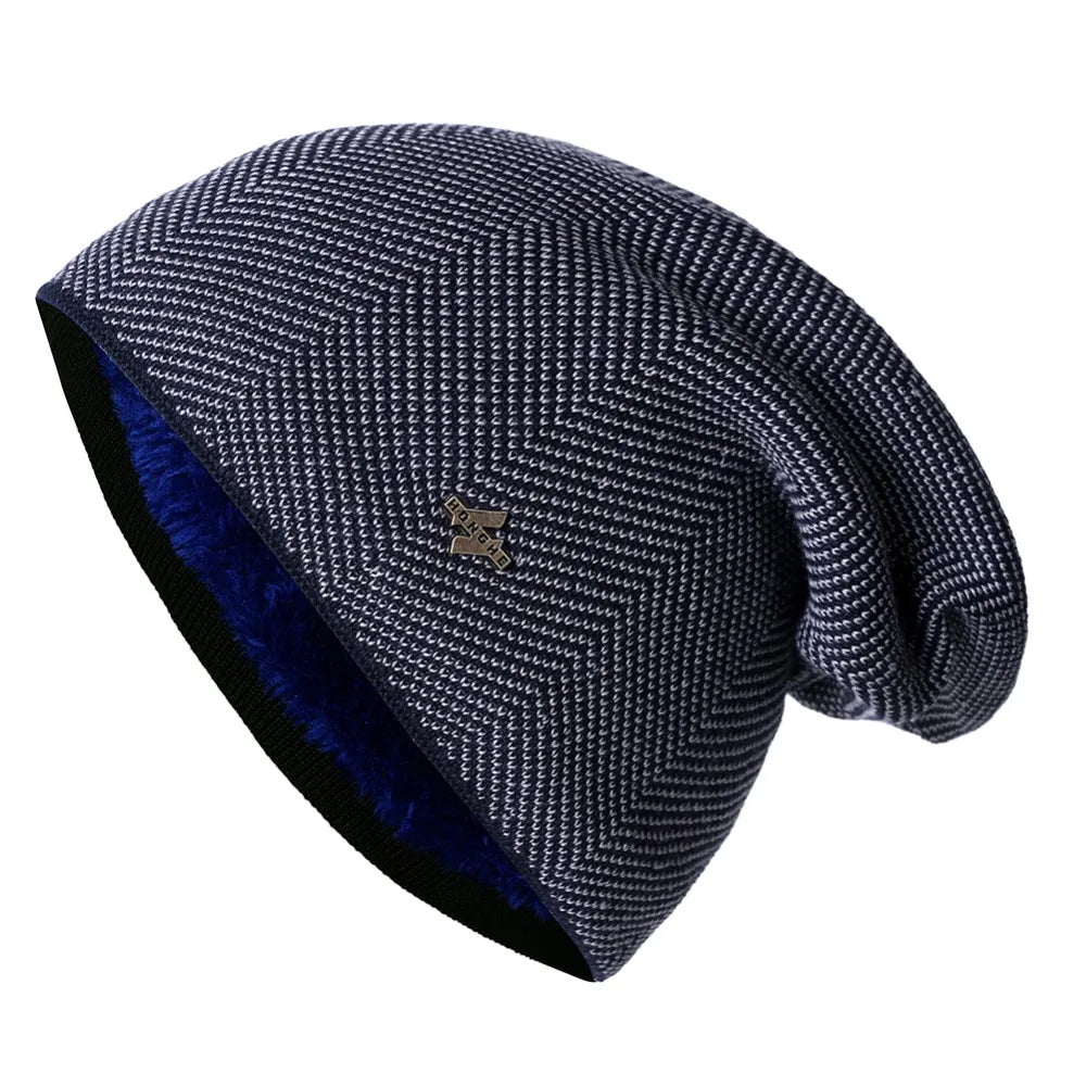 Unisex Warm Winter Hat Fashion Men & Women Thick Knitted Hat Outdoor Sports Ski Beanie Hats - The Clothing Company Sydney