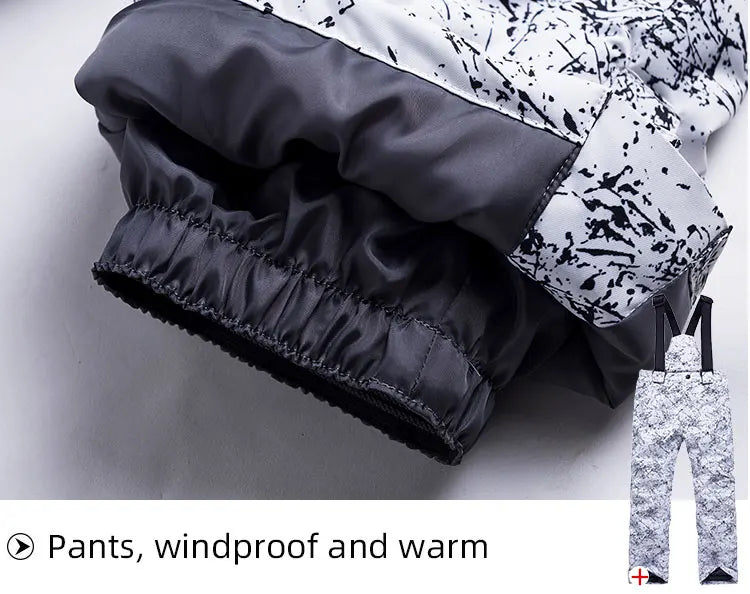 Children's Snow Suit Outfit Wear Outdoor Waterproof Windproof Warm Costume Winter Snowboarding Ski Jacket and Strap Pant Boys and Girls The Clothing Company Sydney