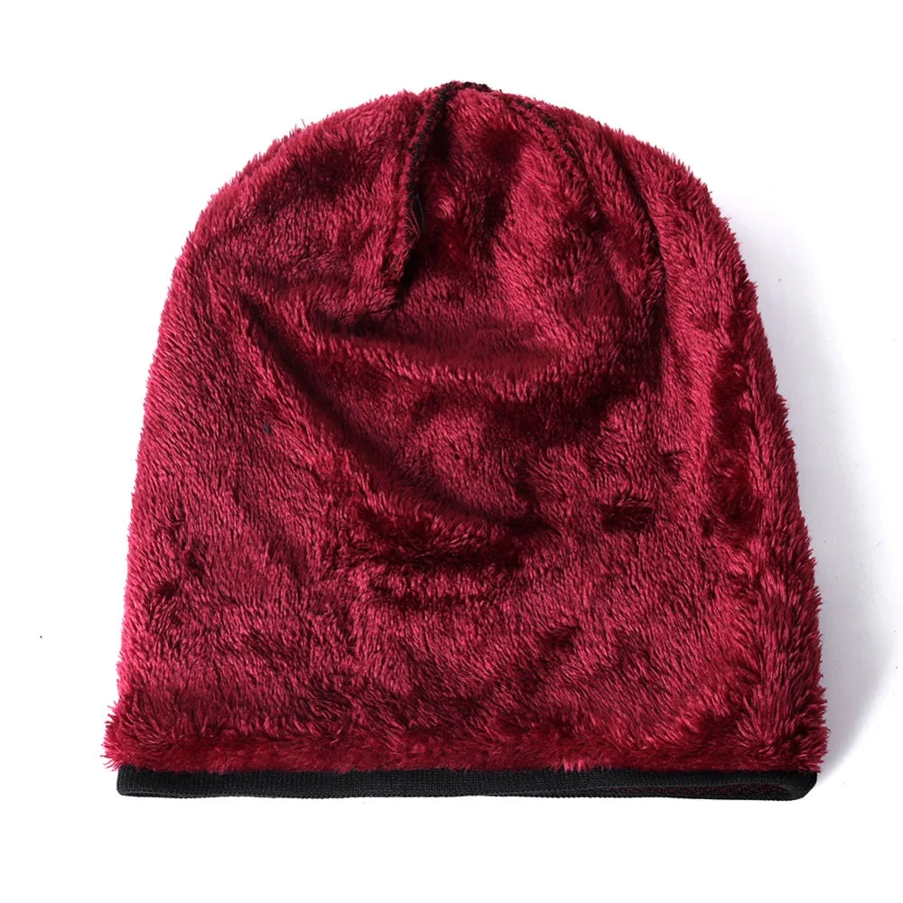 Unisex Warm Winter Hat Fashion Men & Women Thick Knitted Hat Outdoor Sports Ski Beanie Hats - The Clothing Company Sydney