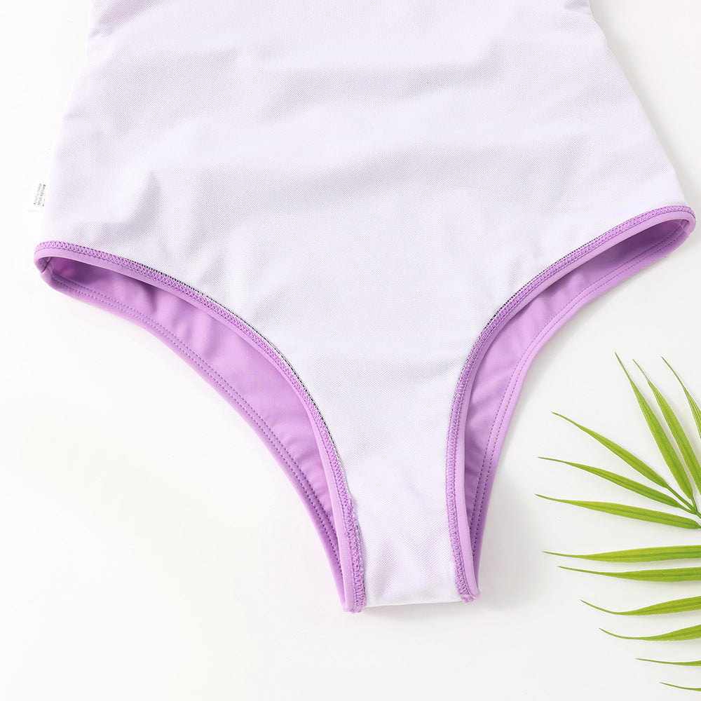 High Cut Ruffled Female Swimwear One Piece Swimsuit Women Backless Monokini Bather Bathing suit Swim Bodysuit The Clothing Company Sydney