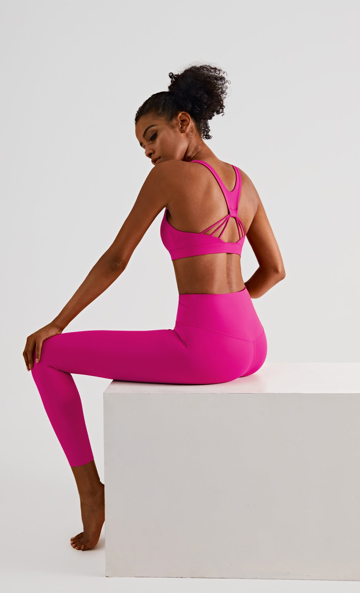 Women's Double Layer Abdominal Tightening Fitness Yoga Pants High Waist Hip Lifting Gym Sports Leggings Nude Tights The Clothing Company Sydney