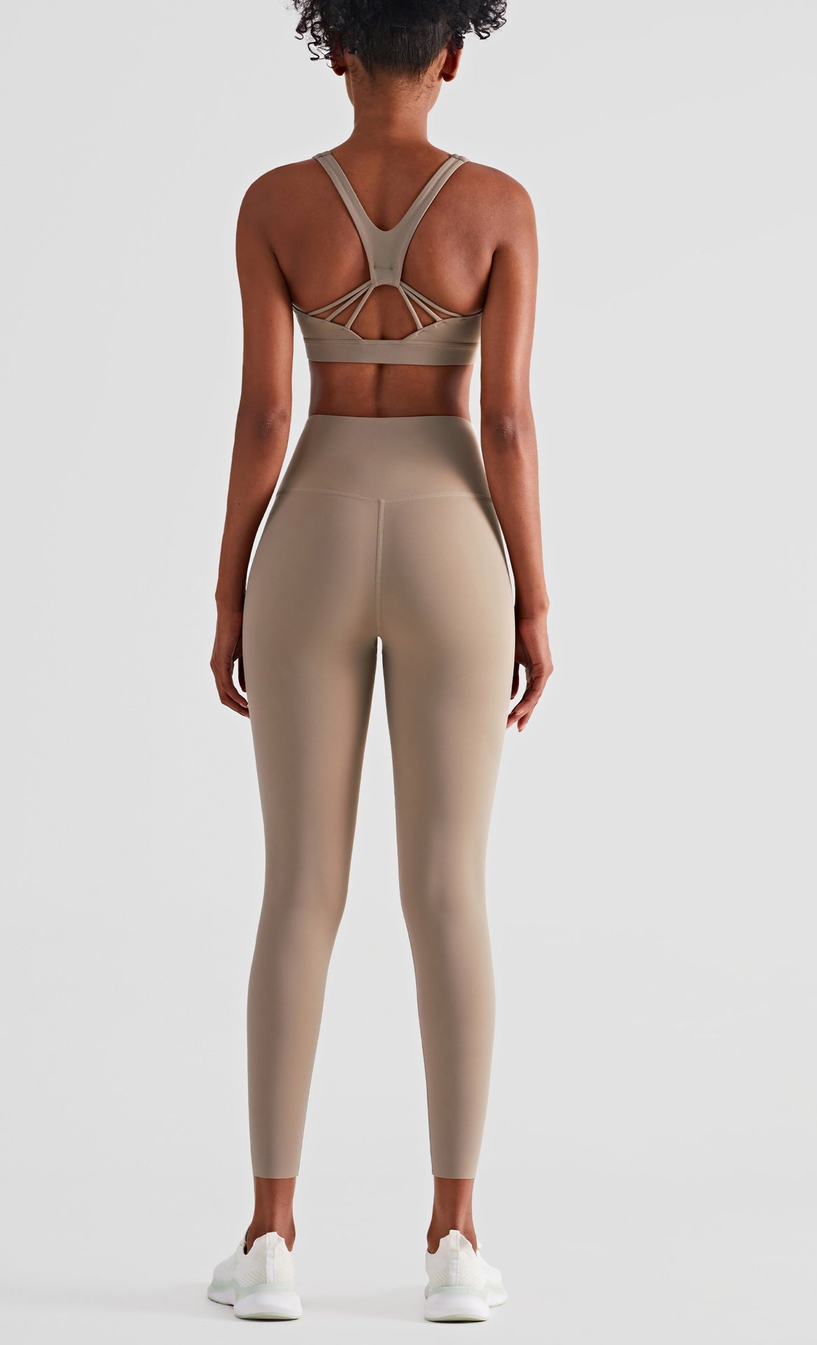 Women's Double Layer Abdominal Tightening Fitness Yoga Pants High Waist Hip Lifting Gym Sports Leggings Nude Tights The Clothing Company Sydney