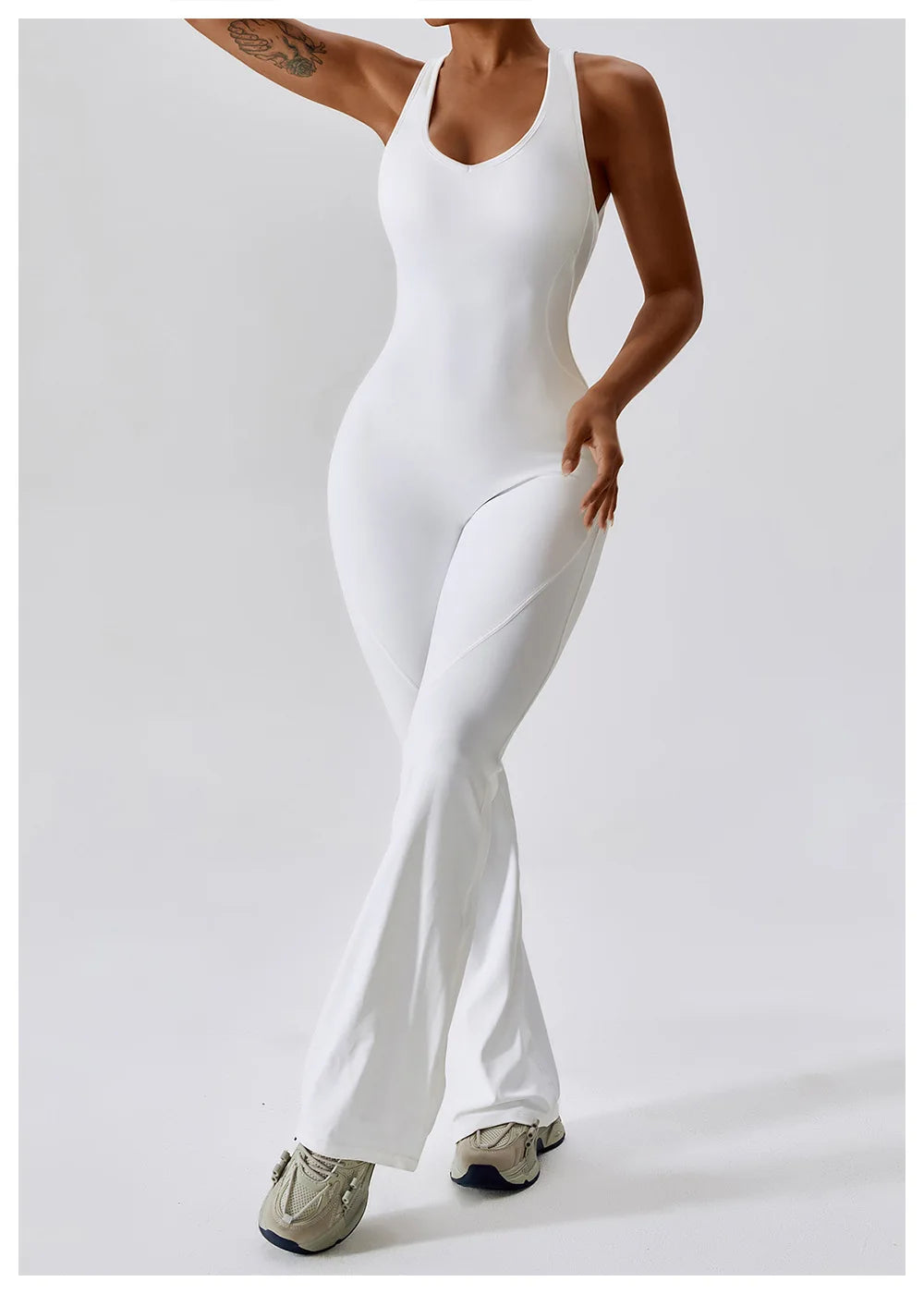 One Piece Yoga Jumpsuit Outfit Fitness Bodysuit Workout Clothes Sportwear Women's Buttock lifting Set Activewear The Clothing Company Sydney