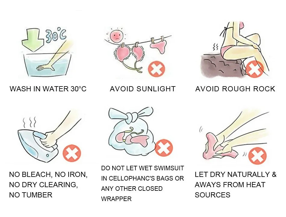 3 Piece Bikini Set Mini Skirt Swimwear Bikinis Bandeau Push Up Beachwear Bodysuit Thong Swimsuit The Clothing Company Sydney