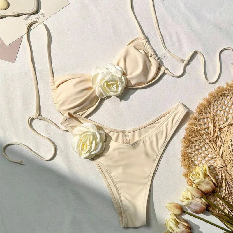 Women's Swimwear 2 Piece Swimsuit Swimming Bathing Suits Brazilian Bikini Set Beachwear Pool Bather