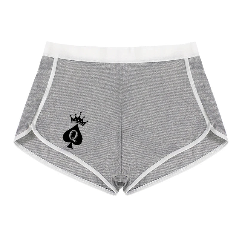Queen of Spades Women's Boy shorts Seamless Mid-rise Boxers Abdominal Lifting Hip Sports Youth Underwear The Clothing Company Sydney
