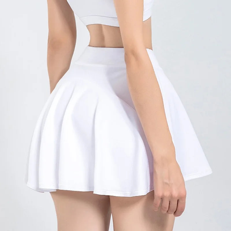 Cloud Hide Safe Tennis Skirts Gym Golf Running Pleated Pantskirt Women Sports Fitness Shorts Pocket High Waist Skort Skirt The Clothing Company Sydney