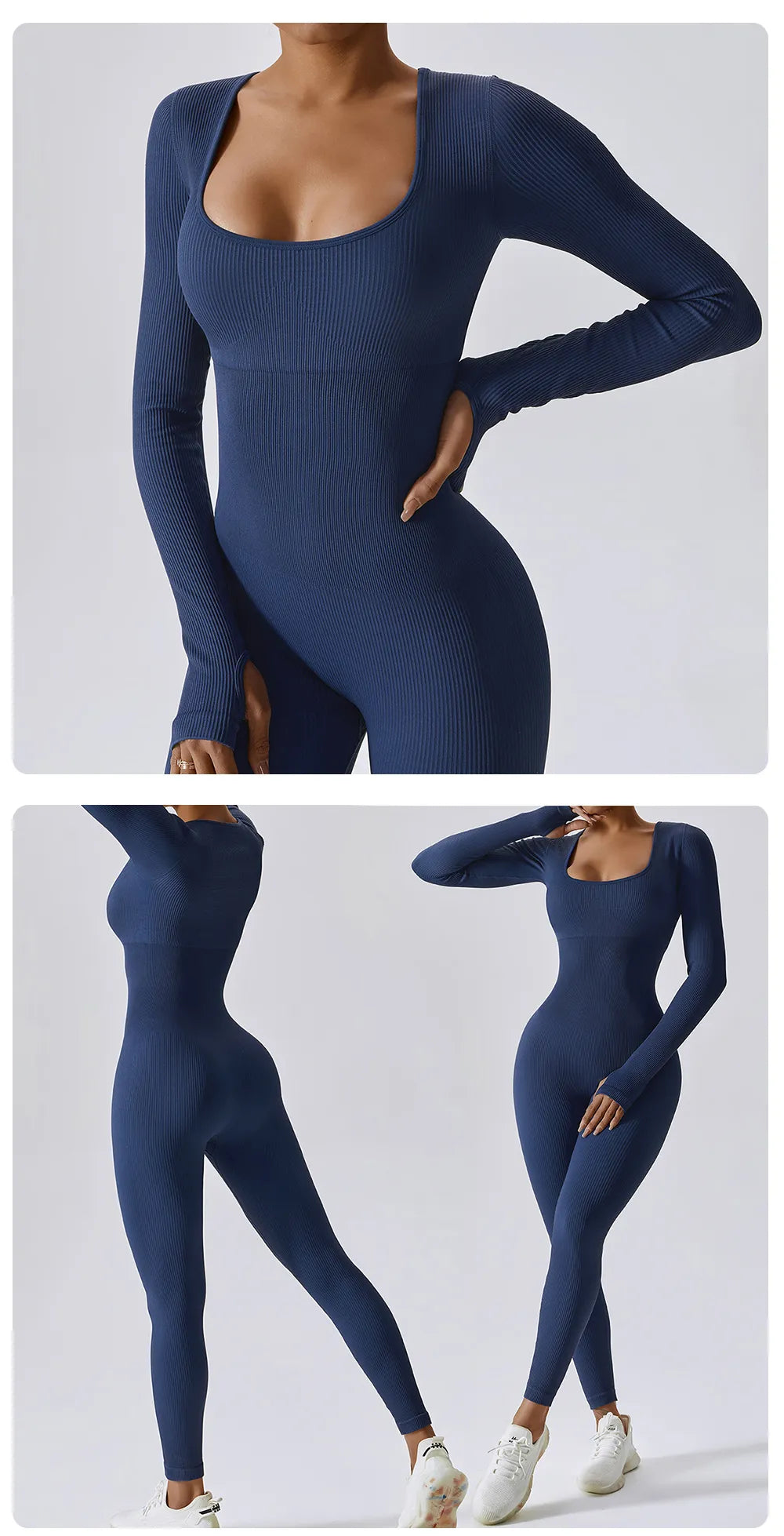 Women's tracksuit Yoga Set Yoga Jumpsuits One Piece Workout Long Sleeve Rompers Sportswear Gym Set Workout Clothes The Clothing Company Sydney