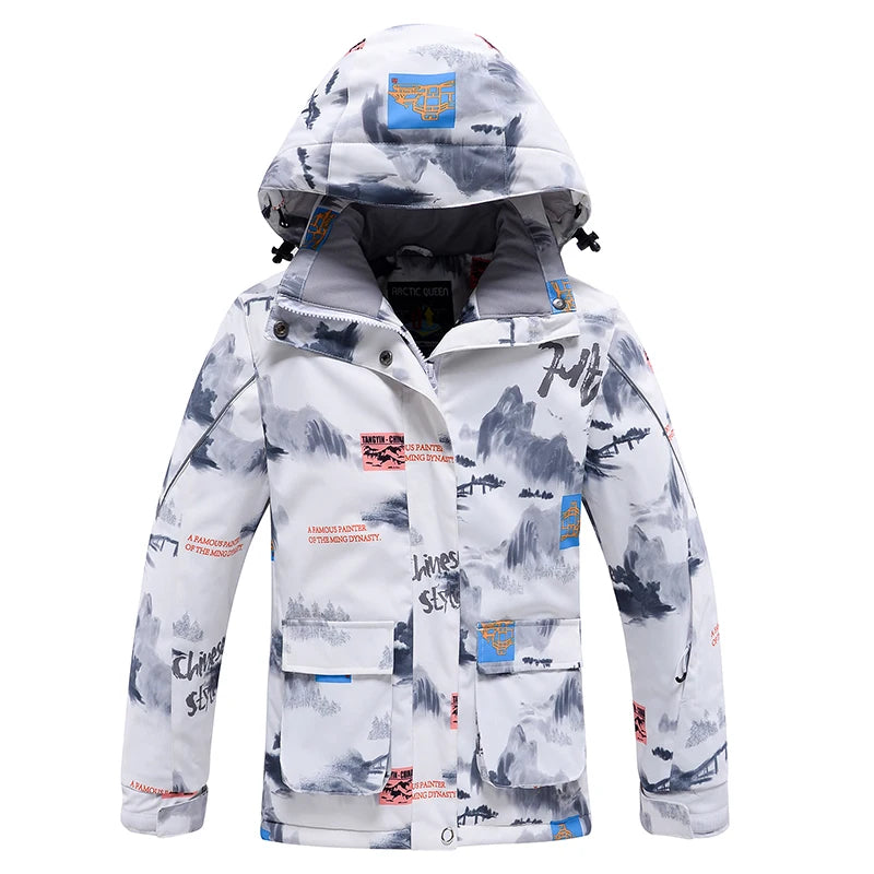 Children's Snow Suit Outfit Wear Outdoor Waterproof Windproof Warm Costume Winter Snowboarding Ski Jacket and Strap Pant Boys and Girls The Clothing Company Sydney