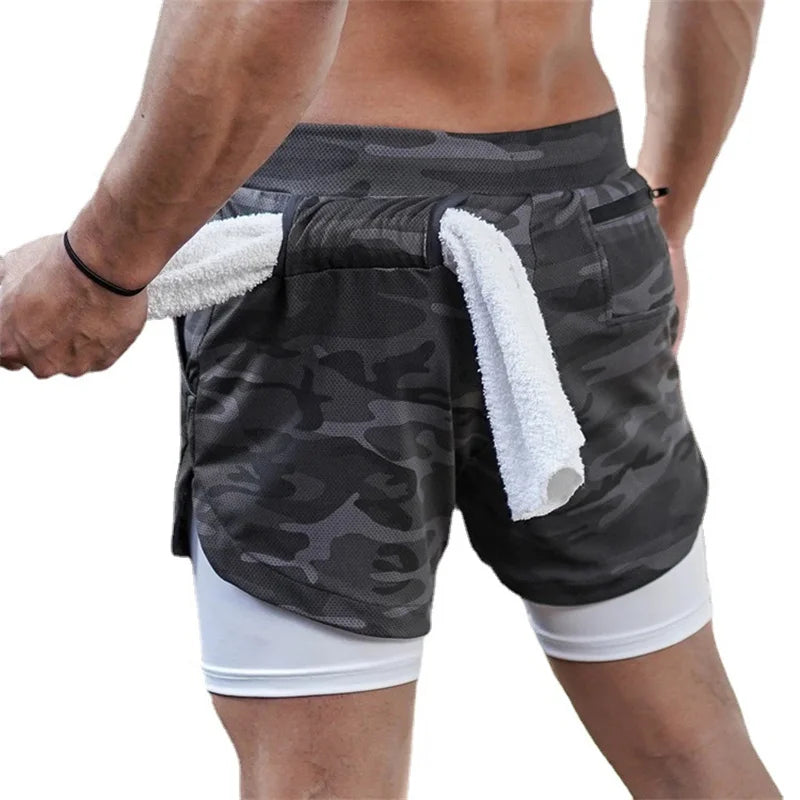Men’s Multi-Pocket Workout Shorts – Lined Fitness, Running & Beachwear Shorts The Clothing Company Sydney