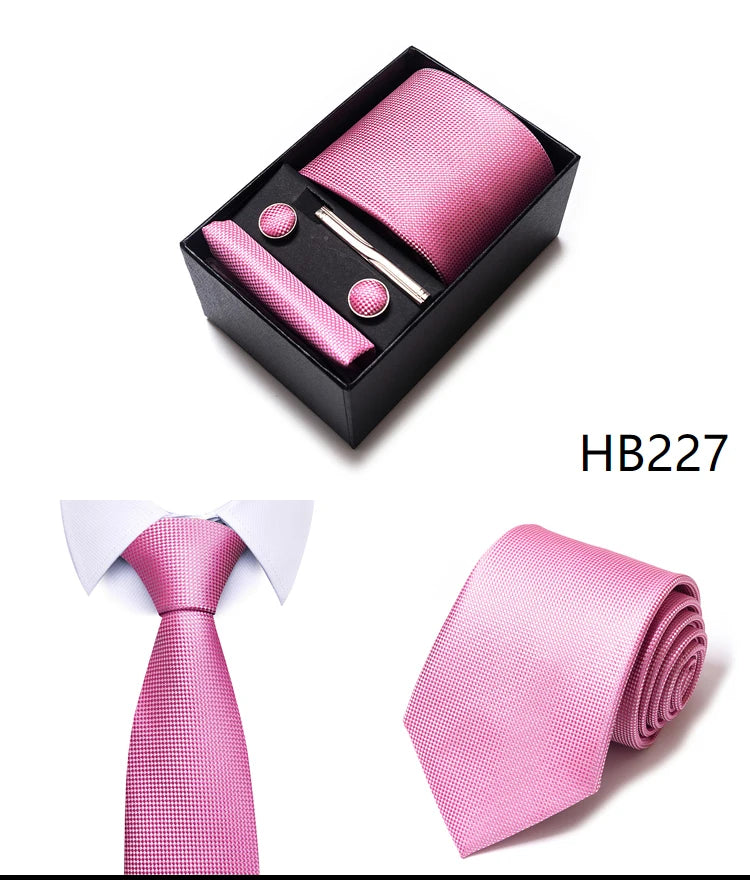 7.5 cm Business Ties Hanky Cufflink Set Tie Clips Green Necktie Corbatas For Men Wedding In Gift Box The Clothing Company Sydney