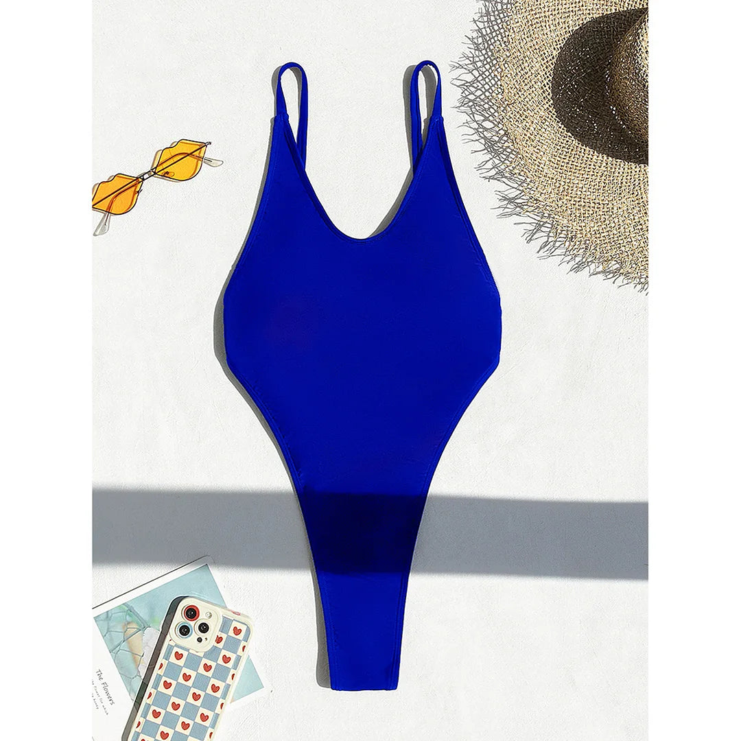 Backless String Mini Micro Thong Women Swimwear One Piece Swimsuit Female Bather Bathing Suit
