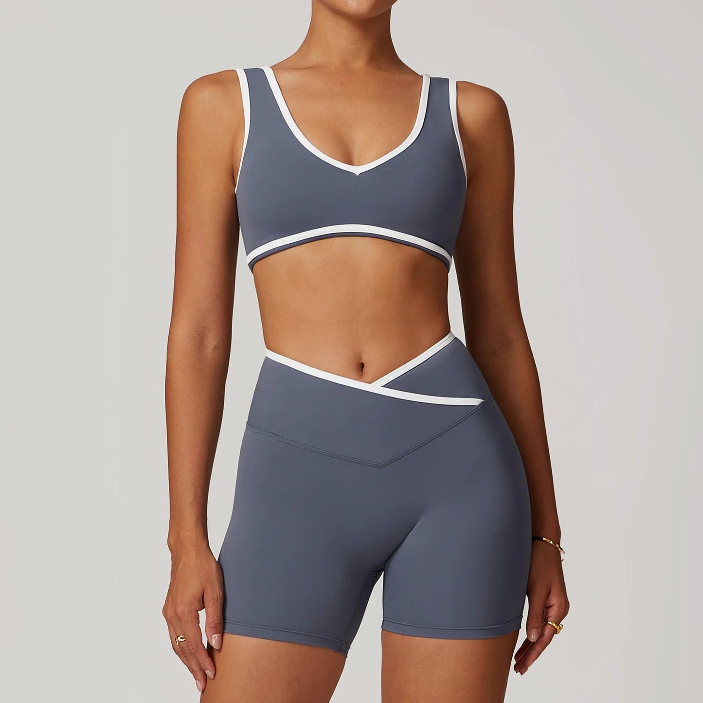 2 Piece Yoga Set Women's Workout Outfits Fitness Sportswear Gym Tracksuit High Waist Leggings Sports Bra Athletic Wear The Clothing Company Sydney