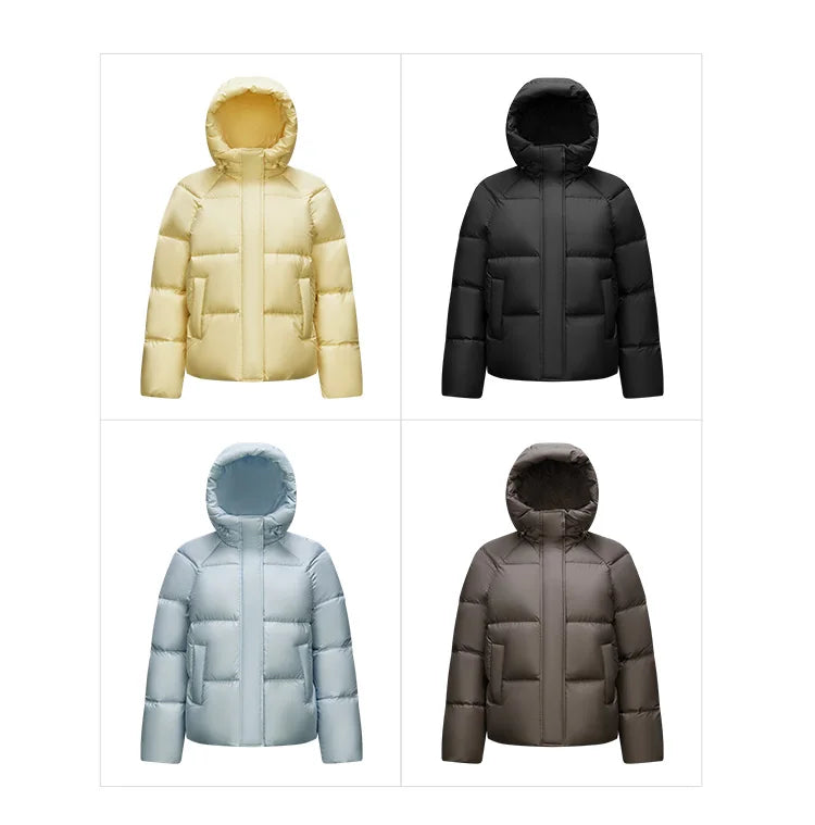 Women's Hooded Puffer Down Jacket The Clothing Company Sydney